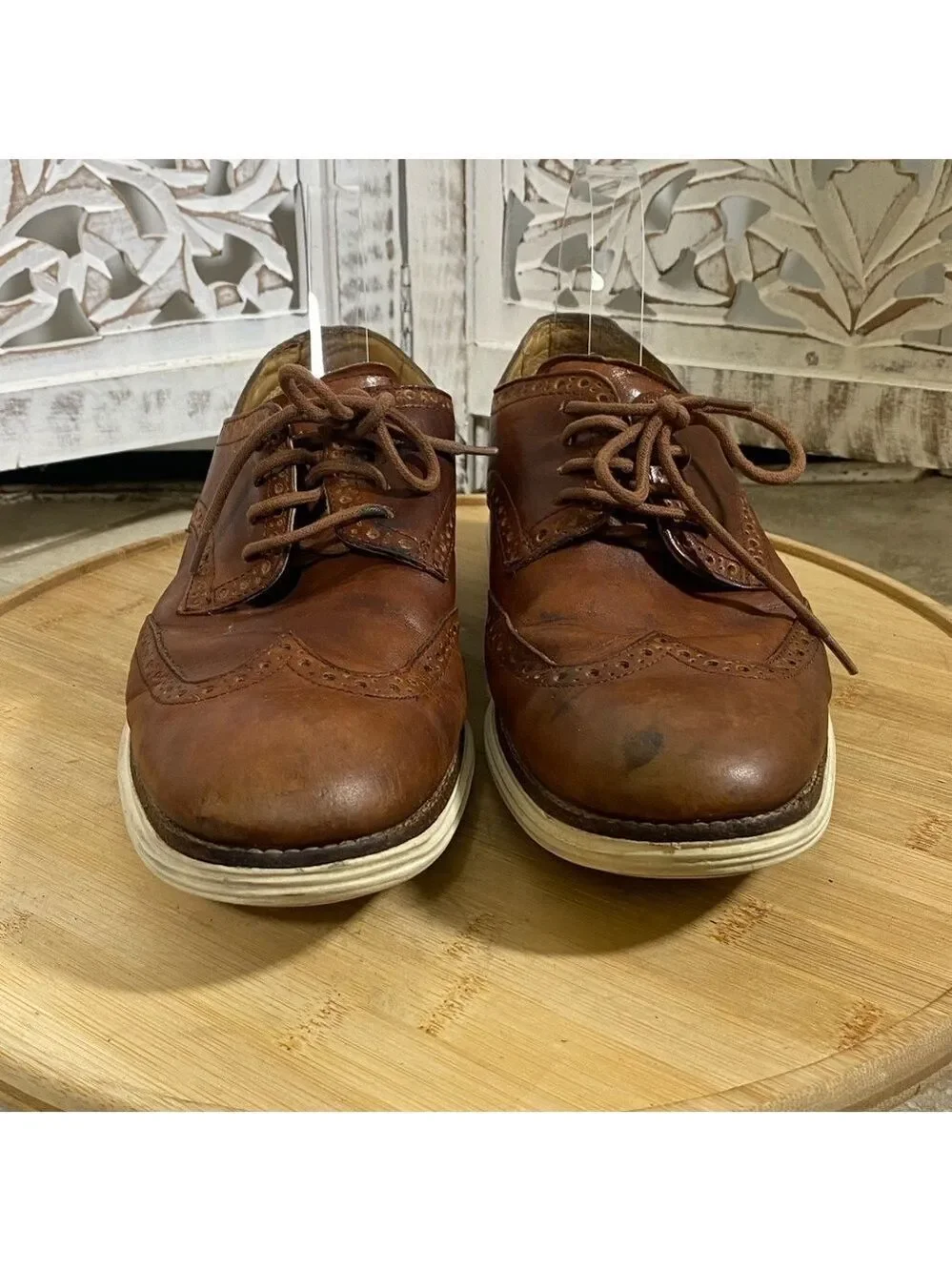 Cole Haan Lunarlon Men’s Original Wingtip Oxford Lunargrand 9M Leather